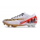 Nike Air Zoom Mercurial Vapor XV Elite FG Vit Svart Röd Guld
