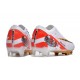 Nike Air Zoom Mercurial Vapor XV Elite FG Vit Svart Röd Guld