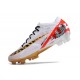 Nike Air Zoom Mercurial Vapor XV Elite FG Vit Svart Röd Guld