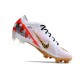 Nike Air Zoom Mercurial Vapor XV Elite FG Vit Svart Röd Guld