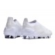 adidas Fotbollsskor Predator Elite Laceless FG Pearlized Vit Silver