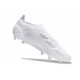 adidas Fotbollsskor Predator Elite Laceless FG Pearlized Vit Silver