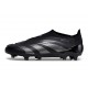 adidas Fotbollsskor Predator Elite Laceless FG Nightstrike Svart Grå