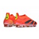 adidas Fotbollsskor Predator Elite Laceless FG Predstrike Röd Svart Gul