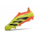 adidas Fotbollsskor Predator Elite Laceless FG Gul Svart Röd