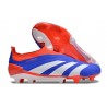 adidas Fotbollsskor Predator Elite Laceless FG Blå Vit Röd 