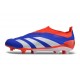 adidas Fotbollsskor Predator Elite Laceless FG Blå Vit Röd 