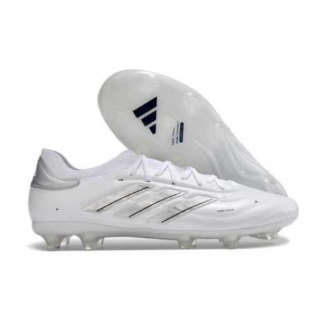 Adidas Copa Pure 2+ Elite FG Pearlized - Vit Silver