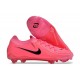 Nike Phantom Luna Elite L FG Rosa Svart