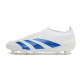 adidas Fotbollsskor Predator Elite Laceless FG Vit Blå
