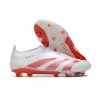 adidas Fotbollsskor Predator Elite Laceless FG Vit Röd 