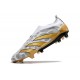 adidas Fotbollsskor Predator Elite Laceless FG Guld Vit Grå