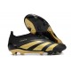 adidas Fotbollsskor Predator Elite Laceless FG Svart Guld 