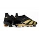 adidas Fotbollsskor Predator Elite Laceless FG Svart Guld 