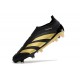 adidas Fotbollsskor Predator Elite Laceless FG Svart Guld 