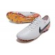 Nike Tiempo Legend X Elite FG Vit Svart Orange