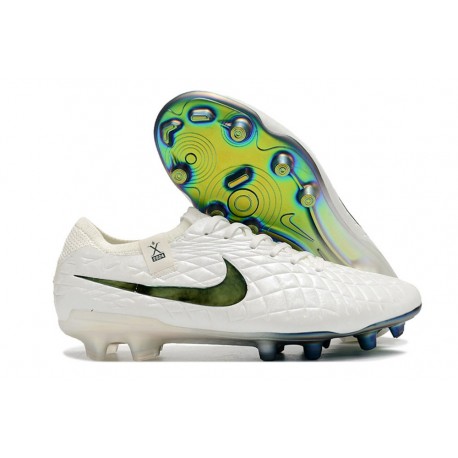 Nike Tiempo Legend X Elite FG Vit Svart Grön