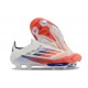 Fotbollsskor för Män Adidas F50+ FG Vit Röd Blå