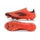 Fotbollsskor för Män Adidas F50+ FG Röd Svart