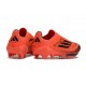 Fotbollsskor för Män Adidas F50+ FG Röd Svart