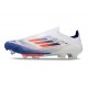 Fotbollsskor för Män Adidas F50+ FG Vit Blå Röd