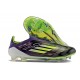 Adidas F50 Elite Snörlös FG Fotboll Skor Lila Gul