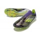 Adidas F50 Elite Snörlös FG Fotboll Skor Lila Gul