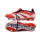adidas Predator Fold-over Tongue Elite FG Röd Vit