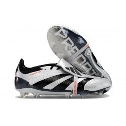 adidas Predator Fold-over Tongue Elite FG Silver Svart