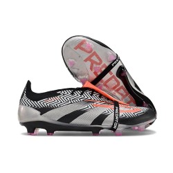 adidas Predator Fold-over Tongue Elite FG Svart Silver Röd 