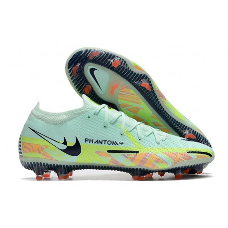 Nike Phantom GT2 Elite FG Skor Bonded - Grön Blå