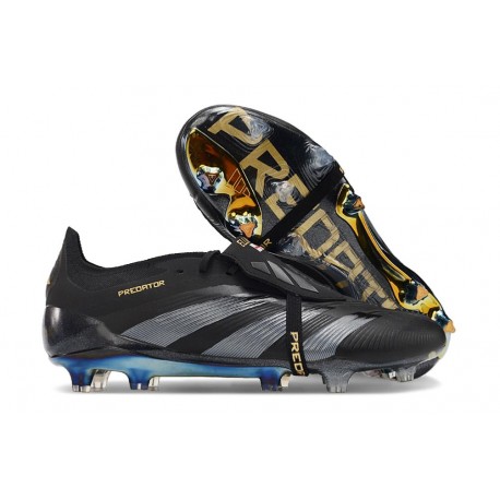 adidas Predator Fold-over Tongue Elite FG Svart Grå