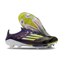 Fotbollsskor för Män Adidas F50+ FG Lila Gul
