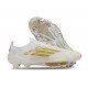 Fotbollsskor för Män Adidas F50+ FG Vit Guld