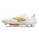 Fotbollsskor för Män Adidas F50+ FG Vit Guld
