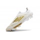 Fotbollsskor för Män Adidas F50+ FG Vit Guld