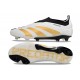 adidas Fotbollsskor Predator Elite Laceless FG Vit Guld
