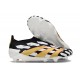 adidas Fotbollsskor Predator Elite Laceless FG Svart Vit Guld
