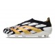 adidas Fotbollsskor Predator Elite Laceless FG Svart Vit Guld