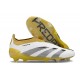 adidas Fotbollsskor Predator Elite Laceless FG Vit Guld Svart