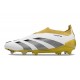 adidas Fotbollsskor Predator Elite Laceless FG Vit Guld Svart