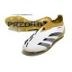 adidas Fotbollsskor Predator Elite Laceless FG Vit Guld Svart