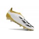 adidas Fotbollsskor Predator Elite Laceless FG Vit Guld Svart