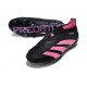 adidas Fotbollsskor Predator Elite Laceless FG Svart Rosa