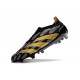 adidas Fotbollsskor Predator Elite Snörlösa FG Svart Guld