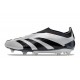adidas Fotbollsskor Predator Elite Snörlösa FG Silver Svart