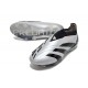 adidas Fotbollsskor Predator Elite Snörlösa FG Silver Svart
