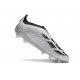 adidas Fotbollsskor Predator Elite Snörlösa FG Silver Svart
