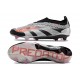 adidas Fotbollsskor Predator Elite Snörlösa FG Svart Silver Röd 
