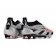 adidas Fotbollsskor Predator Elite Snörlösa FG Svart Silver Röd 